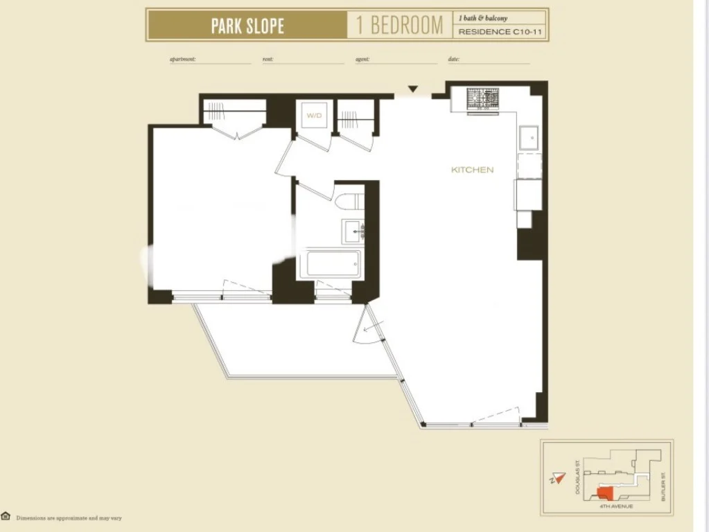 1 bed apartment at 150 Fourth Avenue, Unit 10C, Park Slope, photo 15 of 15