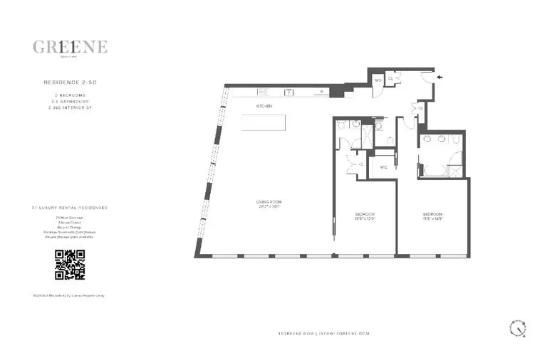 2 bed apartment at 11 GREENE STREET, Unit 2D, SoHo, photo 13 of 14