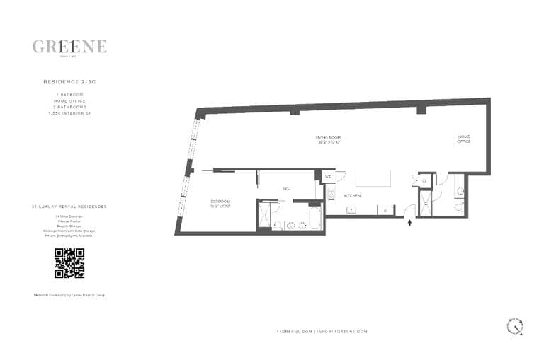 1 bed apartment at 11 GREENE STREET, Unit 3C, SoHo, photo 11 of 11