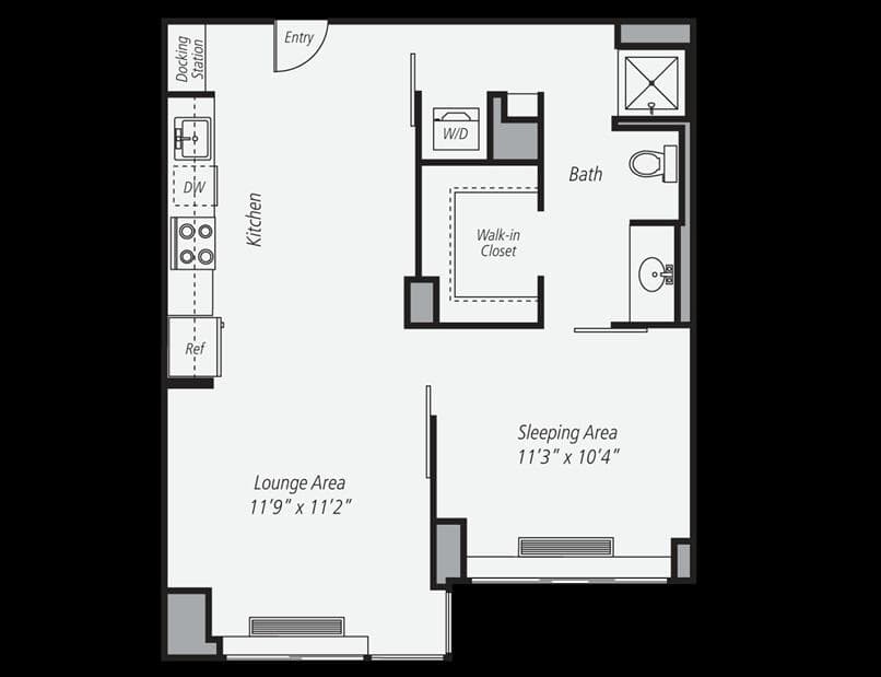 1 Bed apartment at 525 West 28th Street, Unit 864, Chelsea, photo 1 of 1