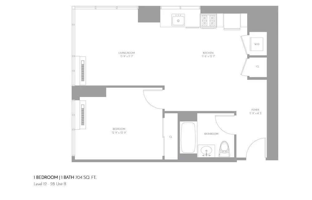 1 Bed apartment at 309 Fifth Avenue, Unit 20B, NoMad, photo 1 of 2