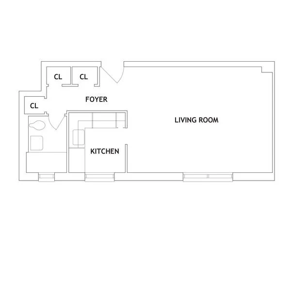 Studio apartment at 163 Washington Avenue, Unit 4D, Clinton Hill, photo 1 of 2