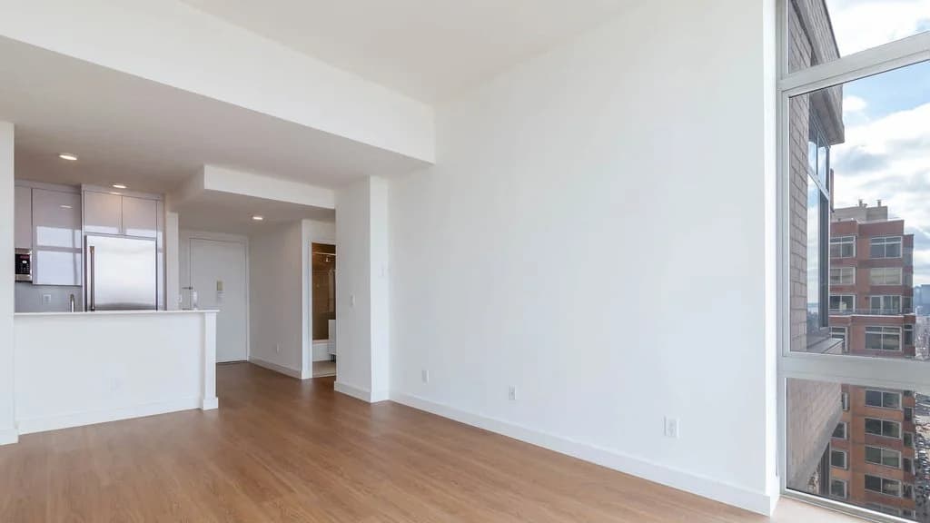 Living Room with Floor-to-Ceiling Windows