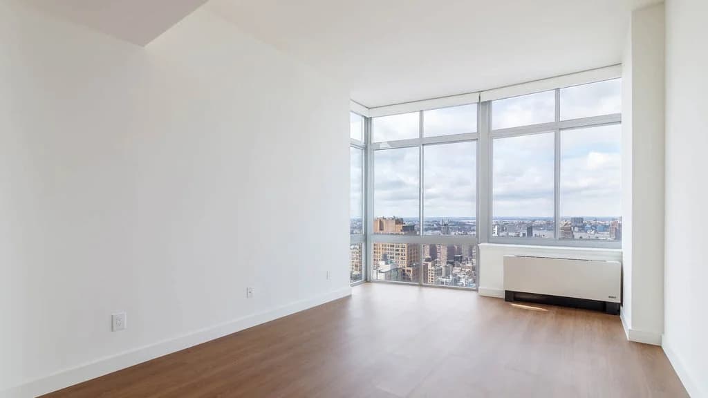 Living Room with Floor-to-Ceiling Windows
