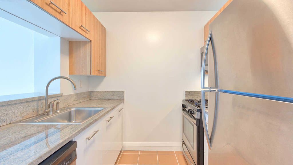 Kitchen with Granite Countertops and Stainless Ste