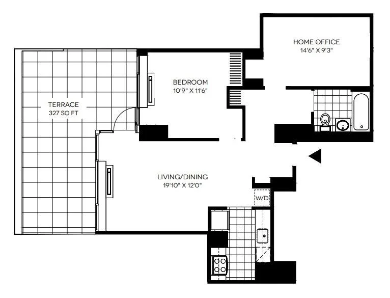 1 bed apartment at 43-10 Crescent Street, Unit 302, Long Island City, photo 2 of 8