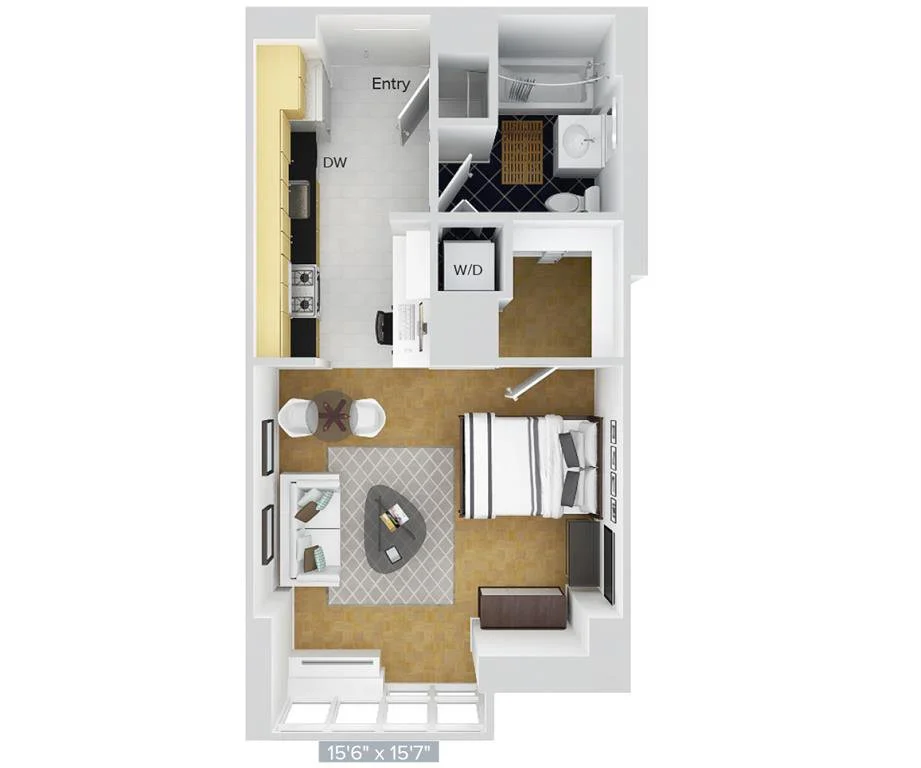 Studio apartment at 4-75 48th Avenue, Unit 14D, Long Island City, photo 1 of 1