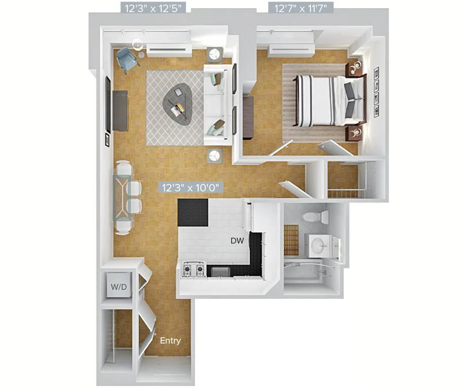 1 Bed apartment at 4-75 48th Avenue, Unit 27M, Long Island City, photo 1 of 1