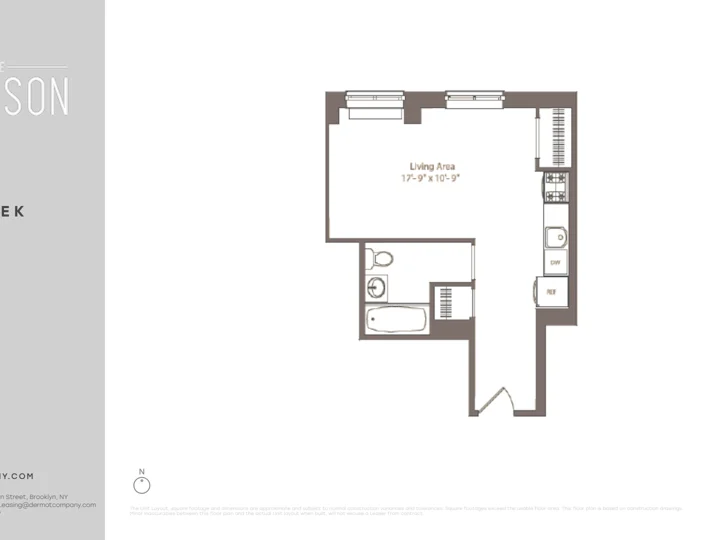 Studio apartment at 225 Schermerhorn Street, Unit 10K, Boerum Hill, photo 1 of 1