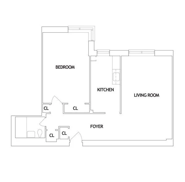 1 Bed apartment at 163 Washington Avenue, Unit 2A, Clinton Hill, photo 1 of 4