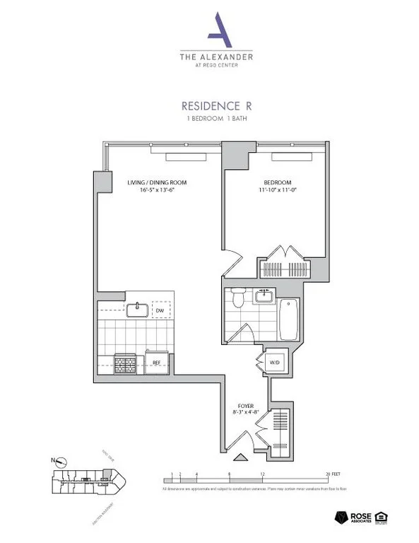 1 Bed apartment at 61-55 Junction Boulevard, Unit 18R, Rego Park, photo 1 of 9