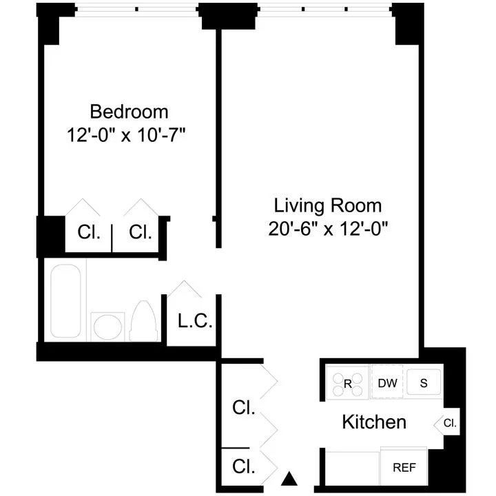 1 Bed apartment at 1675 York Avenue, Unit 16G, Upper East Side, photo 1 of 1