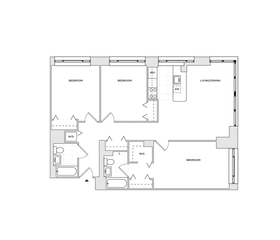 3 Bed apartment at 888 Main Street, Unit 747, Roosevelt Island, photo 1 of 1