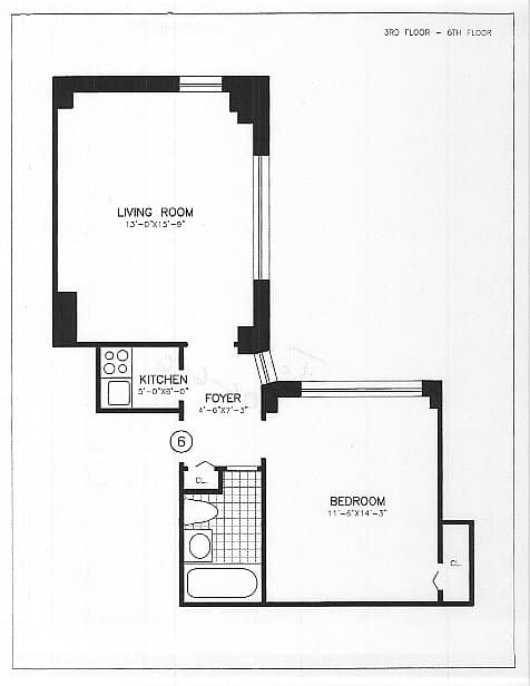 1 Bed apartment at 108 East 38th Street, Unit 506, Murray Hill, photo 1 of 1