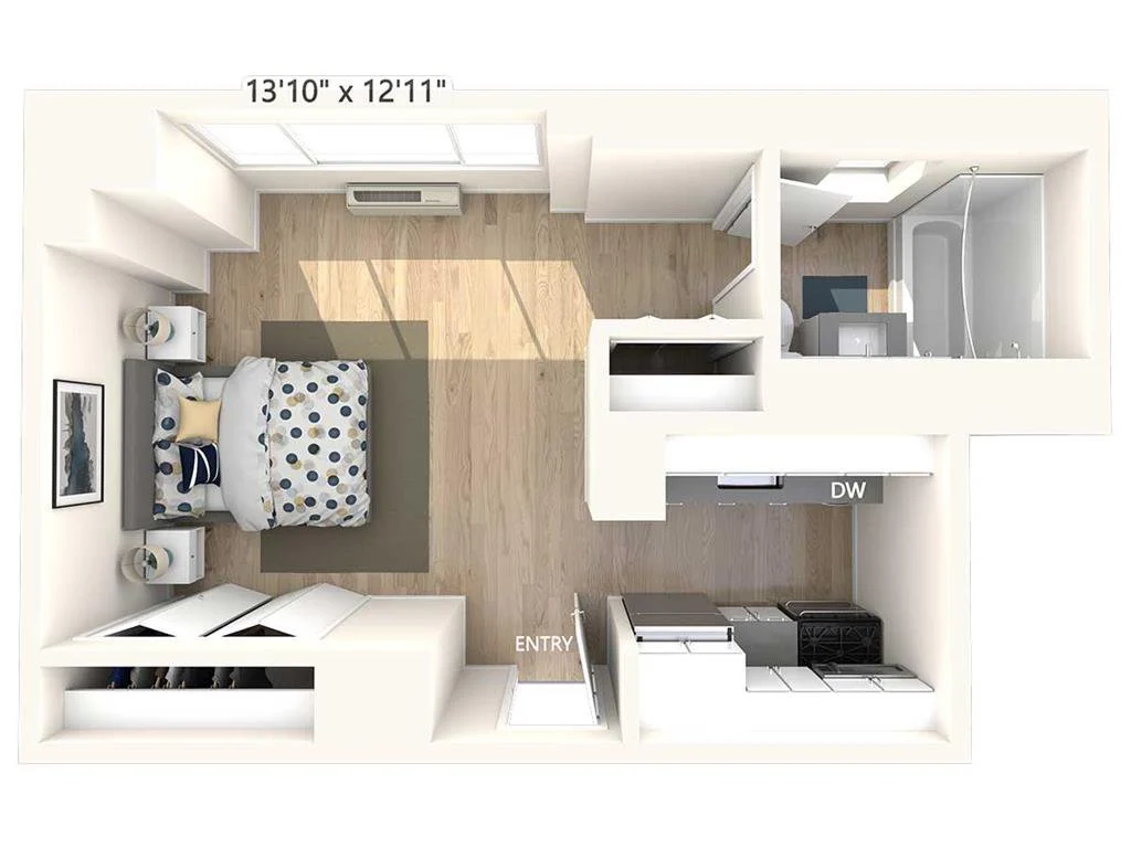Studio apartment at 250 West 50th Street, Unit 21T, Midtown West, photo 1 of 1
