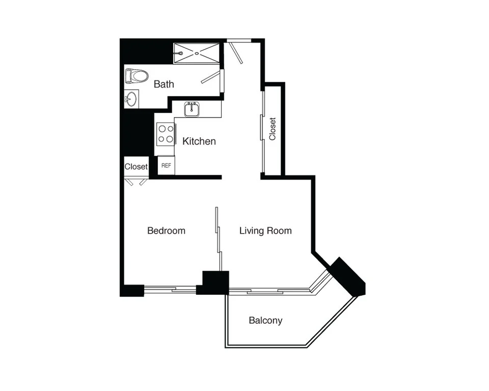 1 Bed apartment at 401 East 34th Street, Unit S03D, Murray Hill, photo 1 of 3
