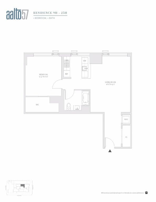 1 Bed apartment at 1065 Second Avenue, Unit 20H, Midtown East, photo 1 of 2