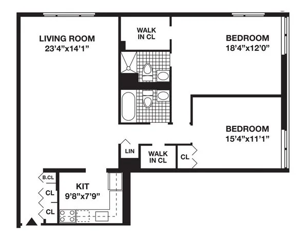 2 Bed apartment at 395 SOUTH END Avenue, Unit 16J, Battery Park City, photo 1 of 1