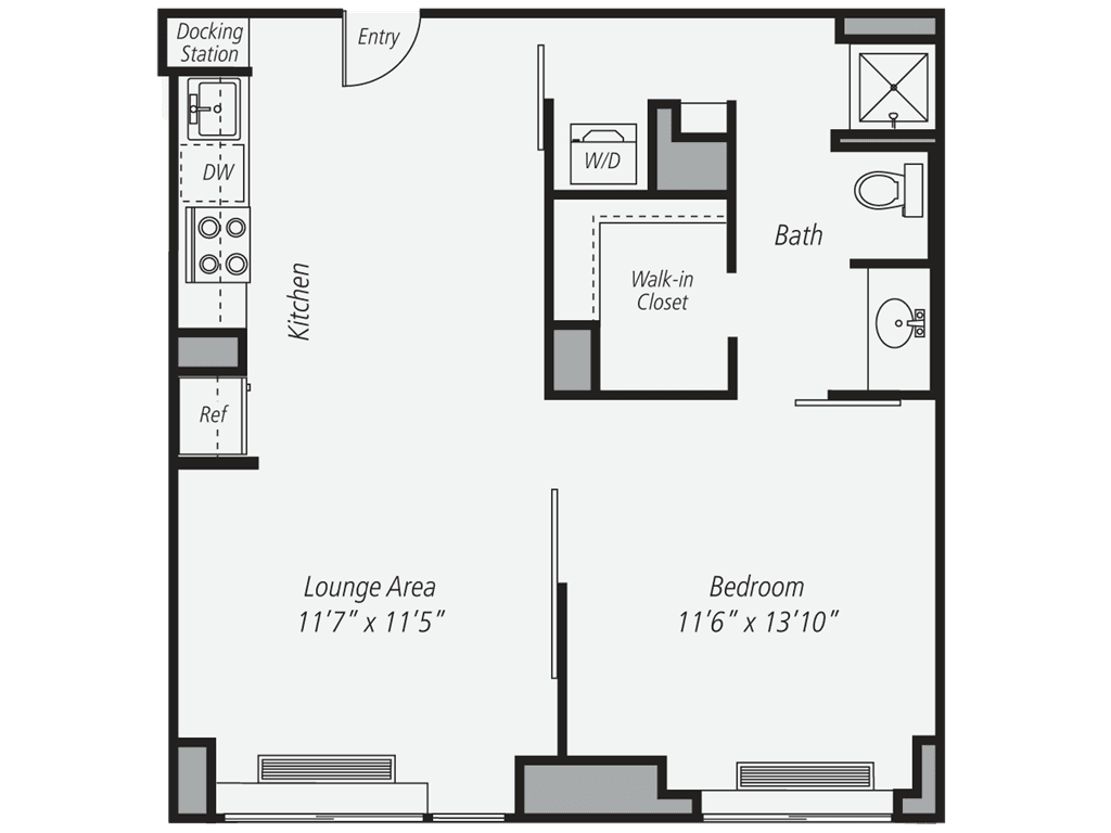 1 Bed apartment at 525 West 28th Street, Unit 432, Chelsea, photo 1 of 1