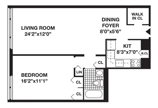 1 Bed apartment at 395 SOUTH END Avenue, Unit 18C, Battery Park City, photo 1 of 2