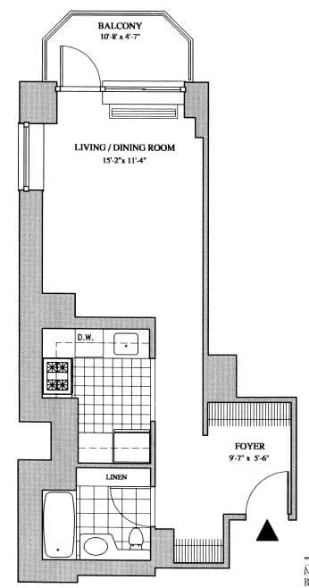 Studio apartment at 10 East 29th Street, Unit 24H, NoMad, photo 1 of 1