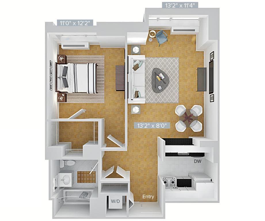 1 Bed apartment at 4-75 48th Avenue, Unit 15K, Long Island City, photo 1 of 1