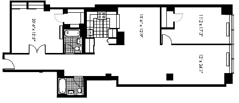 4 Bed apartment at 50 Murray Street, Unit 502, Financial District, photo 1 of 1
