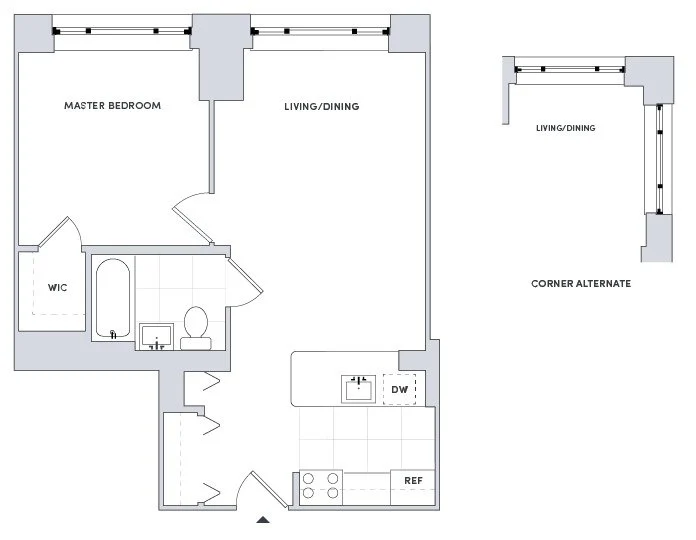 1 Bed apartment at 888 Main Street, Unit 1217, Roosevelt Island, photo 1 of 2