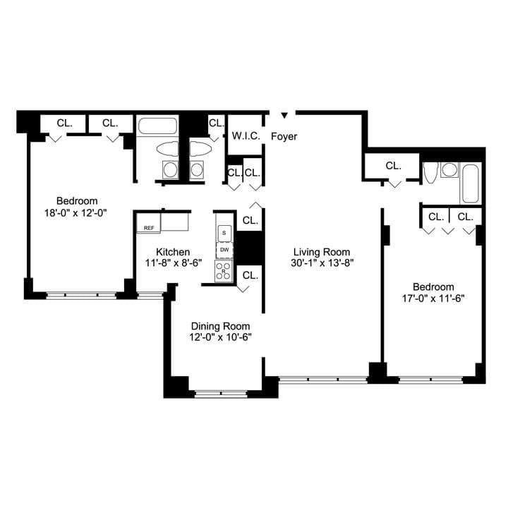 3 Bed apartment at 300 East 56th Street, Unit 4A, Midtown East, photo 1 of 1