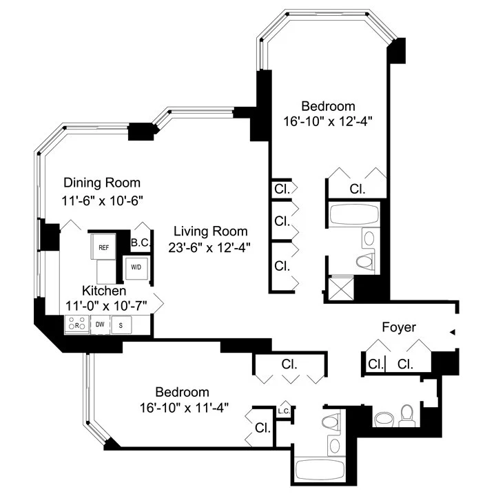 2.5 Bed apartment at 240 East 39th Street, Unit 28B, Murray Hill, photo 1 of 1