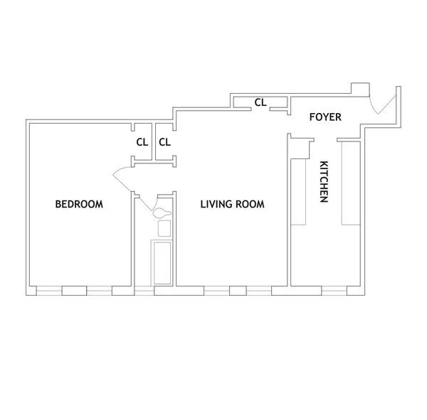 1 Bed apartment at 163 Washington Avenue, Unit 2B, Clinton Hill, photo 1 of 3