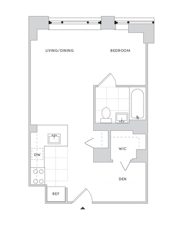 Studio apartment at 888 Main Street, Unit PH35, Roosevelt Island, photo 1 of 3