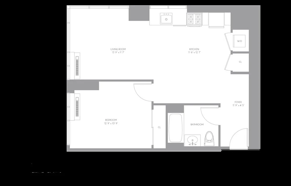 1 Bed apartment at 309 Fifth Avenue, Unit 19B, NoMad, photo 1 of 2