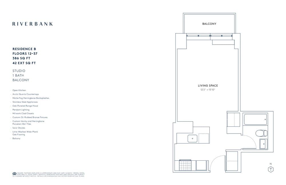 Studio apartment at 560 West 43rd Street, Unit 14B, Hell's Kitchen, photo 1 of 2