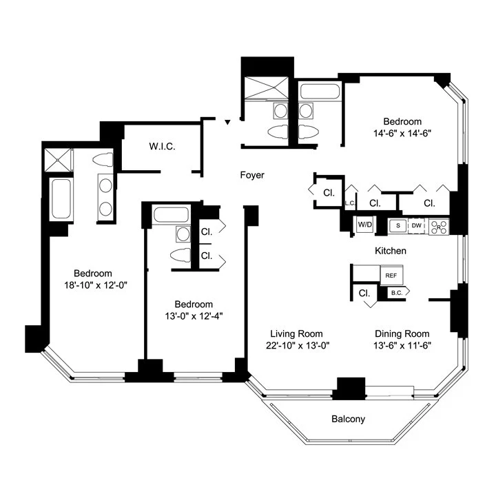 3.5 Bed apartment at 350 East 79th Street, Unit 24B, Upper East Side, photo 1 of 1