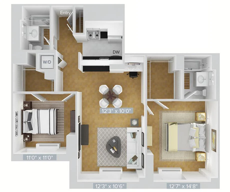 2 Bed apartment at 4-75 48th Avenue, Unit 8C, Long Island City, photo 1 of 1