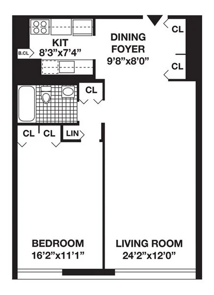1 Bed apartment at 375 SOUTH END Avenue, Unit 8N, Battery Park City, photo 1 of 1