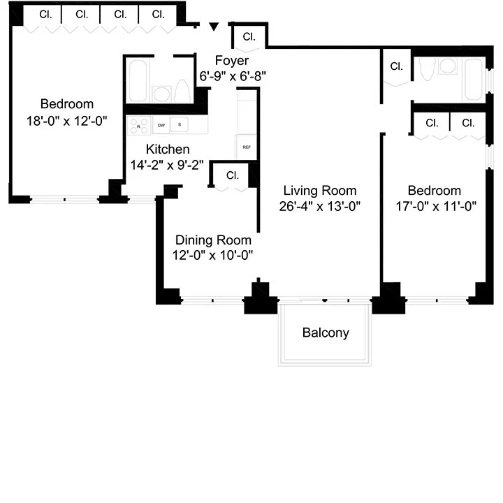 2.5 Bed apartment at 1365 York Avenue, Unit 8E, Upper East Side, photo 1 of 1