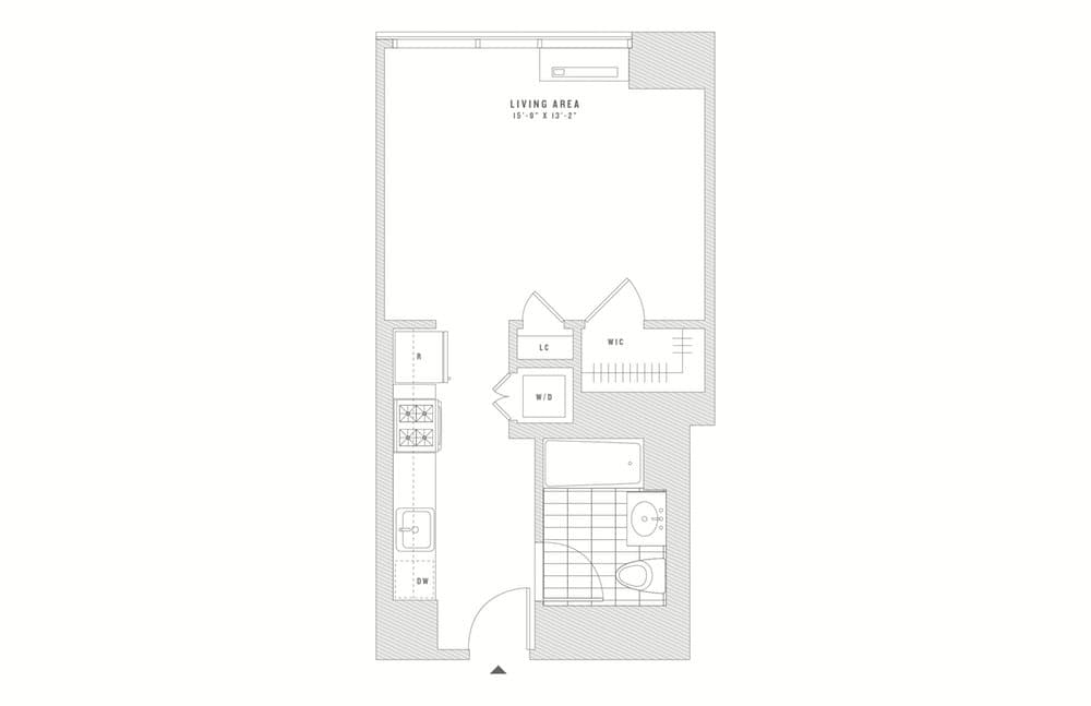Studio apartment at 435 West 31st Street, Unit PH3A, Chelsea, photo 1 of 1