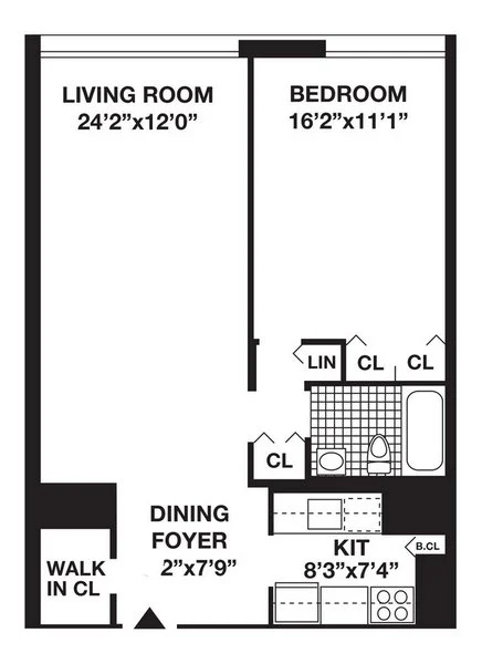1 Bed apartment at 375 SOUTH END Avenue, Unit 1C, Battery Park City, photo 1 of 1