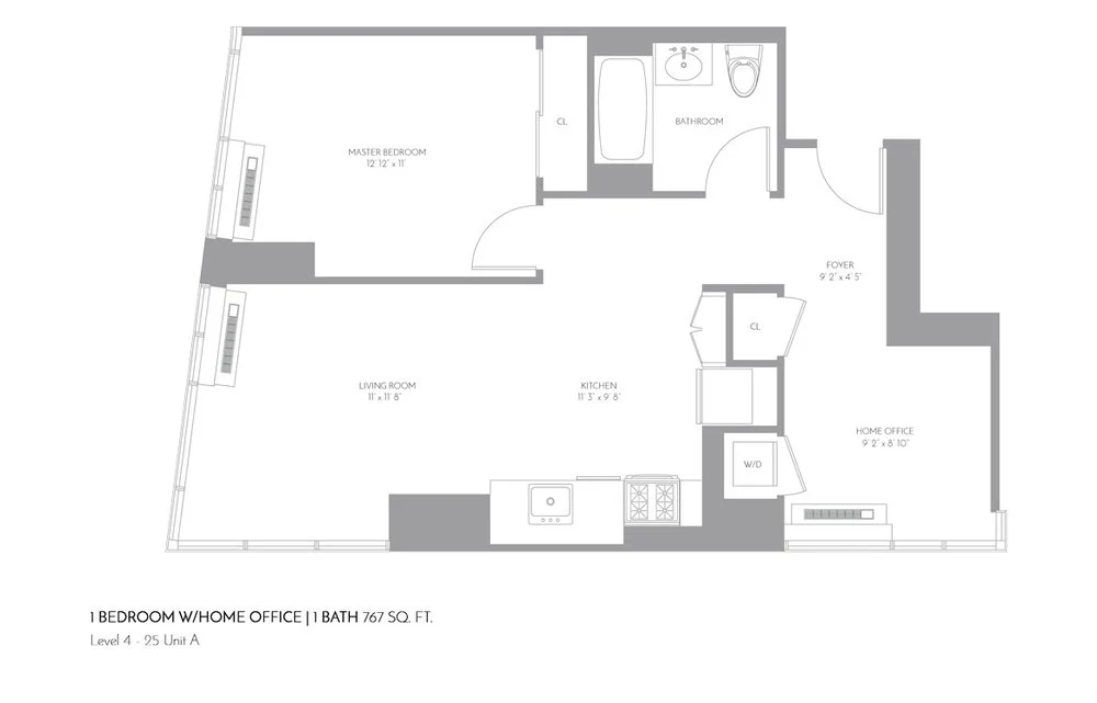 1 Bed apartment at 309 Fifth Avenue, Unit 09A, NoMad, photo 1 of 2