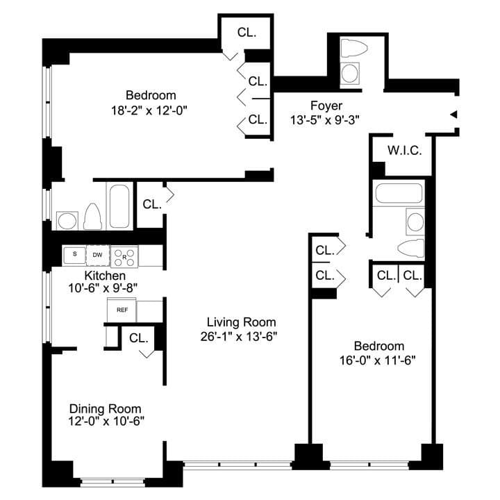 2.5 Bed apartment at 300 East 56th Street, Unit 31C, Midtown East, photo 1 of 1