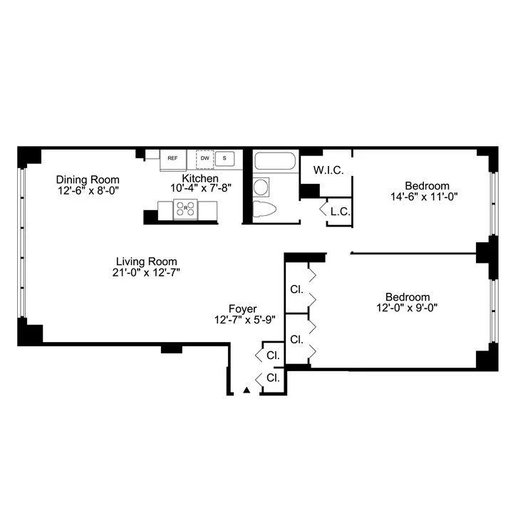 2.5 Bed apartment at 500 East 77th Street, Unit 512, Upper East Side, photo 1 of 1