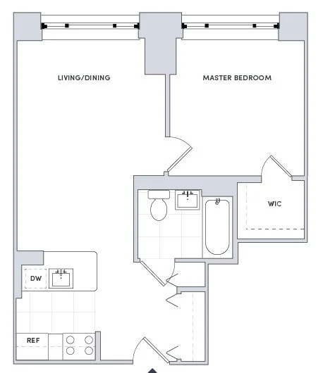 1 Bed apartment at 888 Main Street, Unit 0320, Roosevelt Island, photo 1 of 1