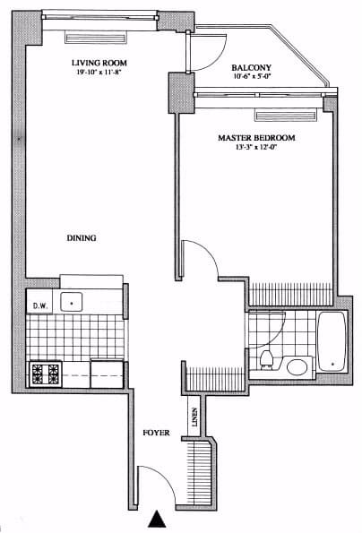 1 Bed apartment at 10 East 29th Street, Unit 50D, NoMad, photo 1 of 1