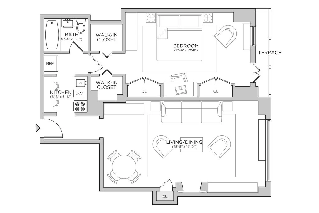 1 Bed apartment at 307-310 East 44th Street, Unit 1408, Midtown East, photo 1 of 2