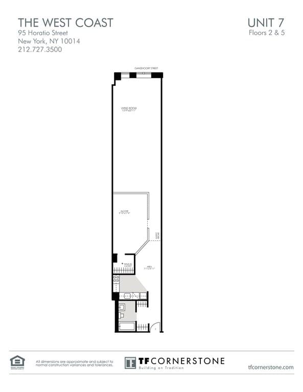 Studio apartment at 95-97 Horatio Street, Unit 207, West Village, photo 1 of 4