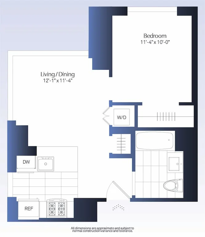1 Bed apartment at 555 West 38th Street, Unit 3317, Hudson Yards, photo 1 of 1
