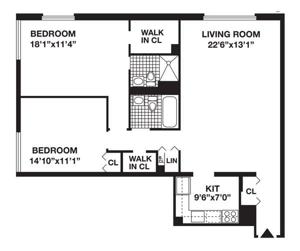 2 Bed apartment at 375 SOUTH END Avenue, Unit 29S, Battery Park City, photo 1 of 1