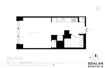 Studio apartment at 540 Fulton Street, Unit PHB, Boerum Hill, photo 1 of 1